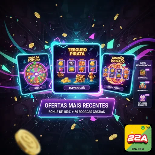 Imagem do site 22a mostrando a página inicial com design moderno e intuitivo.